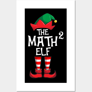 Math Elf Matching Family Christmas Posters and Art